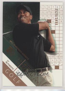 2003 SP Authentic - [Base] #71 - Winner's Scorecard - Tiger Woods /3499