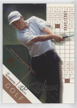 2003 SP Authentic - [Base] #72 - Winner's Scorecard - Jeff Sluman /3499