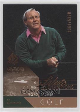 2003 SP Authentic - [Base] #77 - Salute to Champions - Arnold Palmer /1962