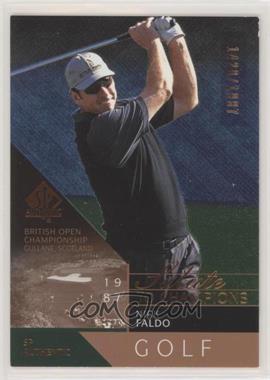 2003 SP Authentic - [Base] #83 - Salute to Champions - Nick Faldo /1987