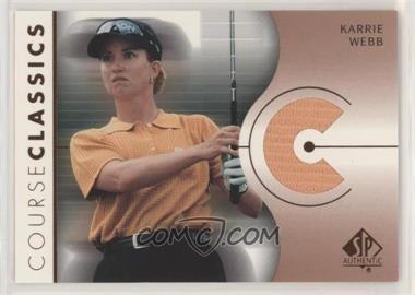 2003 SP Authentic - Course Classics Golf Shirts #CC-KW - Karrie Webb
