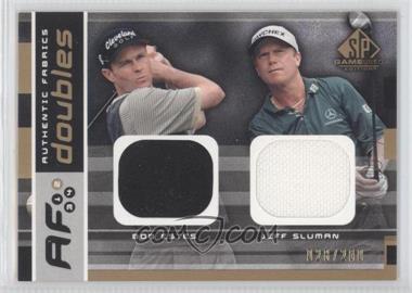 2003 SP Game Used Edition - Authentic Fabrics Doubles #AFD-BE/JS - Bob Estes, Jeff Sluman /200