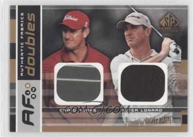 2003 SP Game Used Edition - Authentic Fabrics Doubles #AFD-CP/PL - Craig Perks, Peter Lonard /200