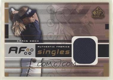 2003 SP Game Used Edition - Authentic Fabrics Singles #AF-CK - Carin Koch