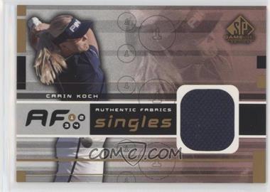 2003 SP Game Used Edition - Authentic Fabrics Singles #AF-CK - Carin Koch