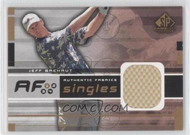 2003 SP Game Used Edition - Authentic Fabrics Singles #AF-JB - Jeff Brehaut