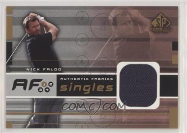 2003 SP Game Used Edition - Authentic Fabrics Singles #AF-NF - Nick Faldo