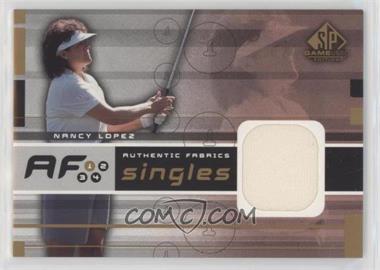 2003 SP Game Used Edition - Authentic Fabrics Singles #AF-NL - Nancy Lopez
