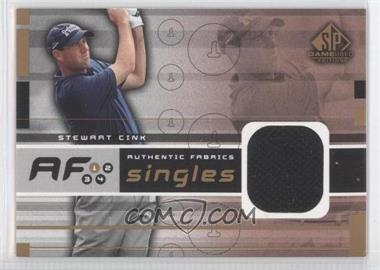 2003 SP Game Used Edition - Authentic Fabrics Singles #AF-SC - Stewart Cink
