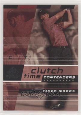 2003 SP Game Used Edition - [Base] #38 - Clutch Time Contenders - Tiger Woods