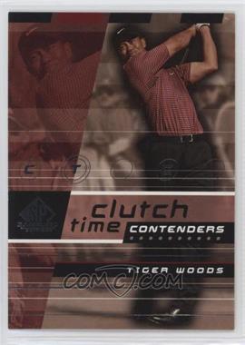 2003 SP Game Used Edition - [Base] #38 - Clutch Time Contenders - Tiger Woods