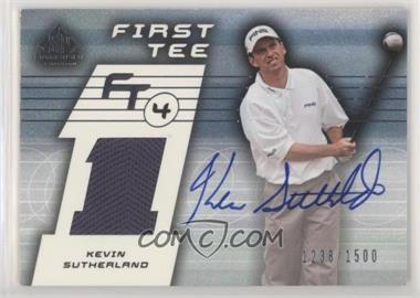 2003 SP Game Used Edition - [Base] #67 - First Tee - Kevin Sutherland /1500