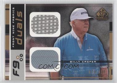 2003 SP Game Used Edition - Front Nine Fabrics - Duals #F9-BC - Billy Casper /100