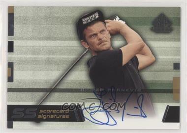 2003 SP Game Used Edition - Scorecard Signatures #SS-JP2 - Jesper Parnevik