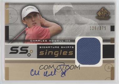 2003 SP Game Used Edition - Signature Shirts Singles #F9S-CH - Charles Howell III /375