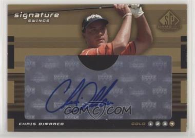 2003 SP Game Used Edition - Signature Swings #SW-CD1 - Gold 4 - Chris DiMarco