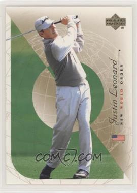 2003 Upper Deck - [Base] #82 - New World Order - Justin Leonard