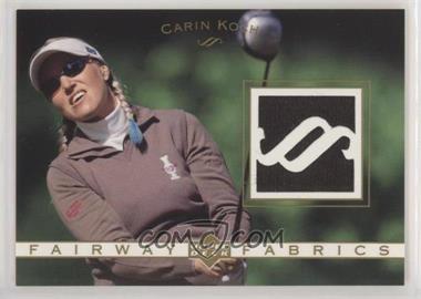 2003 Upper Deck - Fairway Fabrics #FF-CK - Carin Koch