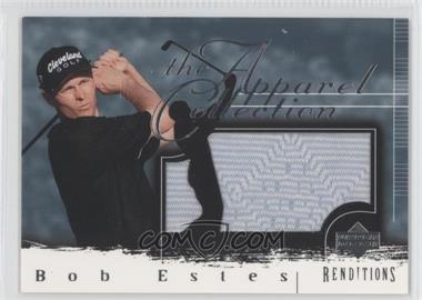 2003 Upper Deck Renditions - Apparel Collection #AC-BE - Bob Estes