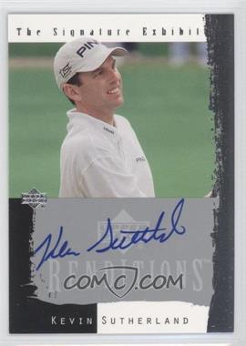 2003 Upper Deck Renditions - The Signature Exhibit #KS - Kevin Sutherland