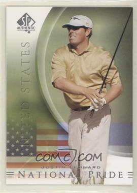 2004 SP Authentic - [Base] #48 - National Pride - Justin Leonard