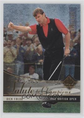 2004 SP Authentic - [Base] #79 - Salute to Champions - Nick Faldo /1992