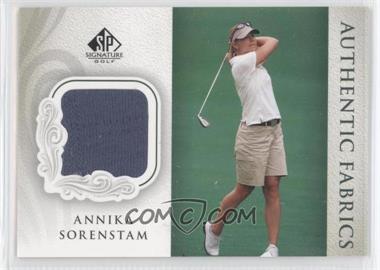 2004 SP Signature - Authentic Fabrics #AF-AS - Annika Sorenstam