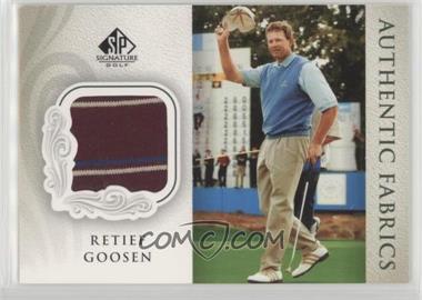 2004 SP Signature - Authentic Fabrics #AF-RG - Retief Goosen