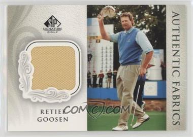 2004 SP Signature - Authentic Fabrics #AF-RG - Retief Goosen