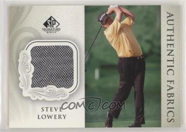 2004 SP Signature - Authentic Fabrics #AF-SL - Steve Lowery