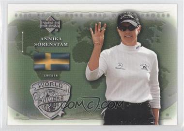 2004 Upper Deck - [Base] #103 - World Powers - Annika Sorenstam