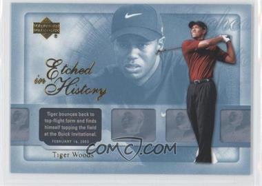 2004 Upper Deck - [Base] #42 - Etched in History - Tiger Woods