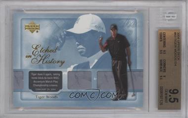 2004 Upper Deck - [Base] #43 - Etched in History - Tiger Woods [BGS 9.5 GEM MINT]