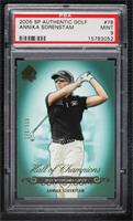 Hall of Champions - Annika Sorenstam [PSA 9 MINT] #/500