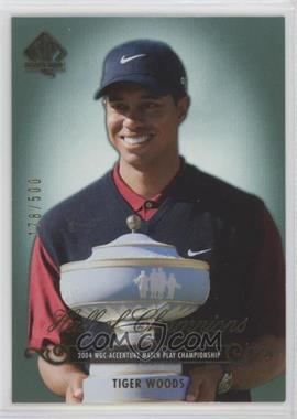 2005 SP Authentic - [Base] #88 - Hall of Champions - Tiger Woods /500 [EX to NM]