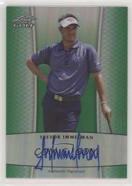 2012 Leaf Metal - Autographs - Green Prismatic #BA-TI1 - Trevor Immelman /25