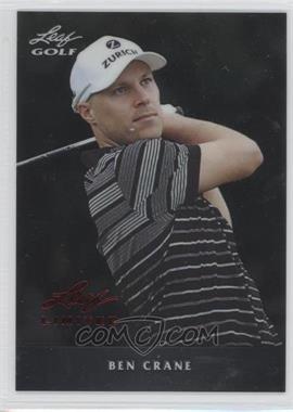 2012 Leaf Metal - [Base] - Limited Black Stripe #M-BC1 - Ben Crane