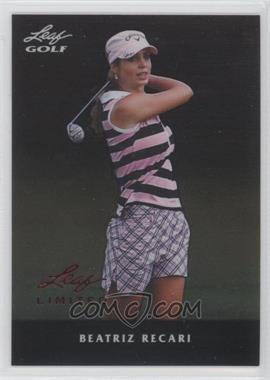 2012 Leaf Metal - [Base] - Limited Black Stripe #M-BR1 - Beatriz Recari