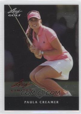 2012 Leaf Metal - [Base] - Limited Black Stripe #M-PC1 - Paula Creamer