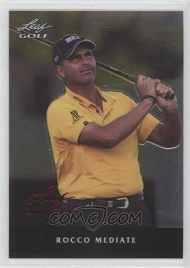 2012 Leaf Metal - [Base] - Limited Black Stripe #M-RM1 - Rocco Mediate