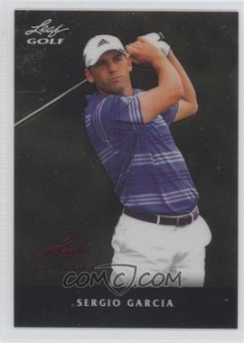 2012 Leaf Metal - [Base] - Limited Black Stripe #M-SG1 - Sergio Garcia