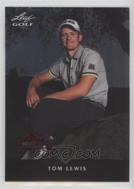 2012 Leaf Metal - [Base] - Limited Black Stripe #M-TL1 - Tom Lewis