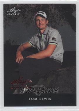 2012 Leaf Metal - [Base] - Limited Black Stripe #M-TL1 - Tom Lewis