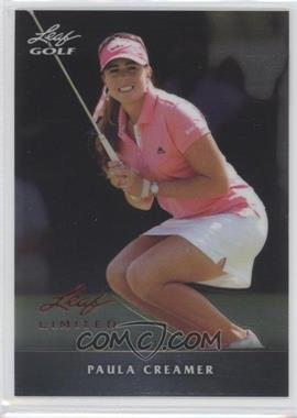 2012 Leaf Metal - [Base] - Limited Silver Stripe #M-PC1 - Paula Creamer