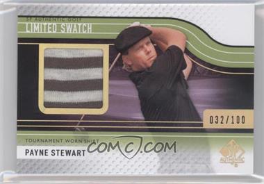 2012 SP Authentic - [Base] - Limited Swatch #25 - Payne Stewart /100