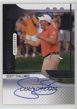 2012 SP Authentic - [Base] #102 - Authentic Rookies Signatures - Scott Stallings /699