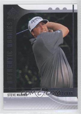 2012 SP Authentic - [Base] #89 - Authentic Rookies - Steve Marino /999