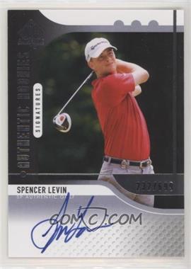 2012 SP Authentic - [Base] #98 - Authentic Rookies Signatures - Spencer Levin /699