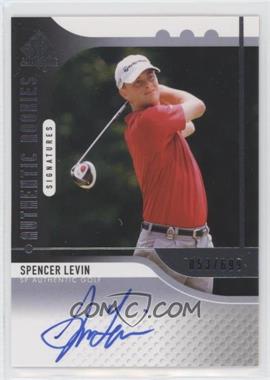 2012 SP Authentic - [Base] #98 - Authentic Rookies Signatures - Spencer Levin /699