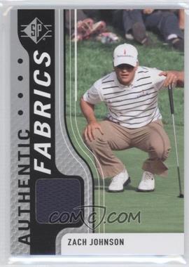 2012 SP Authentic - Fabrics - Retail #AF-ZJ - Zach Johnson